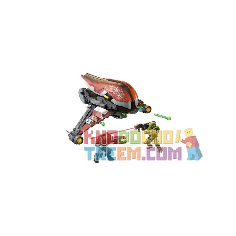 MEGA BLOKS FMM90 non  TRỤC XUẤT BANSHEE BRAWL bộ đồ chơi xếp lắp ráp ghép mô hình Computer Games BANISHED BANSHEE BRAWL Trò Chơi 219 khối