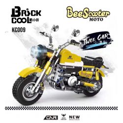 BRICKCOOL KC009 non  BIKECOTER. bộ đồ chơi xếp lắp ráp ghép mô hình  BEESCOOTER MOTO Kỹ Thuật Công Nghệ Cao Mô Hình Phương Tiện 558 khối