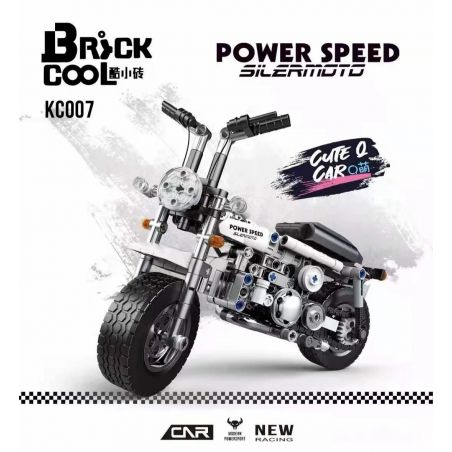 BRICKCOOL KC007 non  TỐC ĐỘ ĐIỆN SILERMOTO bộ đồ chơi xếp lắp ráp ghép mô hình  POWER SPEED SILERMOTO Kỹ Thuật Công Nghệ Cao Mô Hình Phương Tiện 441 khối