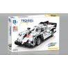 YIMU YM-105 non  PORSCHE 919 XE ĐUA bộ đồ chơi xếp lắp ráp ghép mô hình  919 RACING CAR Kỹ Thuật Công Nghệ Cao Mô Hình Phương Tiện 440 khối