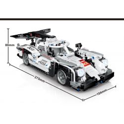 YIMU YM-105 non  PORSCHE 919 XE ĐUA bộ đồ chơi xếp lắp ráp ghép mô hình  919 RACING CAR Kỹ Thuật Công Nghệ Cao Mô Hình Phương Tiện 440 khối