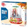 ZHEGAO QL0979 0979 non  BỐT ĐIỆN THOẠI bộ đồ chơi xếp lắp ráp ghép mô hình Seasonal MUSIC BOX TELEPHONE BOOTH Mùa Lễ Hội 335 khối