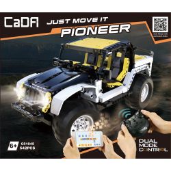 DOUBLEE CADA C51045 51045 non  XE ĐỊA HÌNH ĐIỀU KHIỂN TỪ XA TRAILBLAZER bộ đồ chơi xếp lắp ráp ghép mô hình  POINEER Kỹ Thuật Công Nghệ Cao Mô Hình Phương Tiện 542 khối
