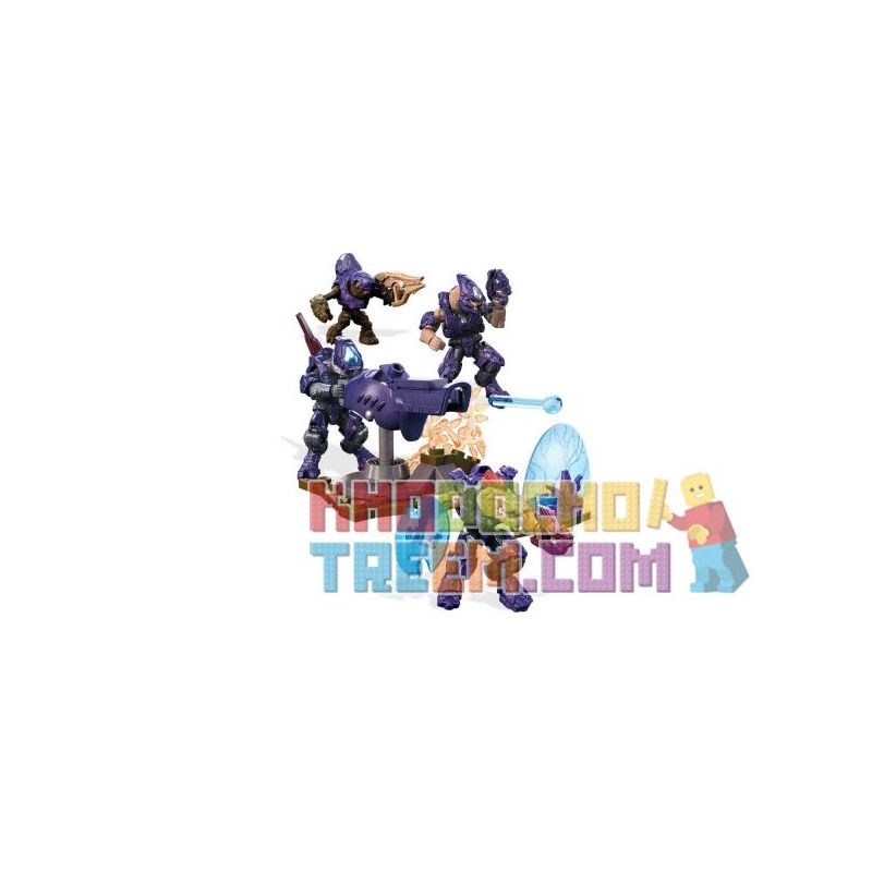 MEGA BLOKS FMM88 non  ĐỘI KHIÊN REQUIEM bộ đồ chơi xếp lắp ráp ghép mô hình Computer Games SHIELDS OF REQUIEM LANCE Trò Chơi 108 khối