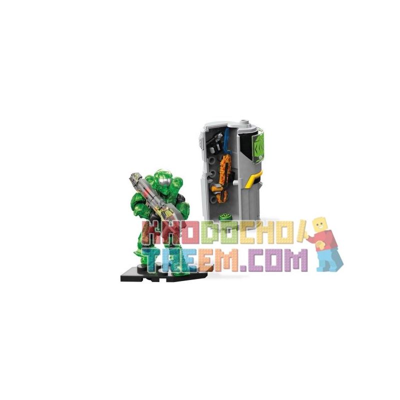 MEGA BLOKS FMM83 non  GÓI ĐIỆN OVERSHIELD bộ đồ chơi xếp lắp ráp ghép mô hình Computer Games OVERSHIELD POWER PACK Trò Chơi 32 khối
