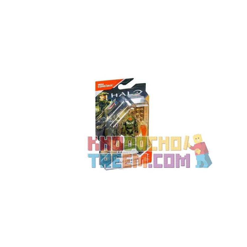 MEGA BLOKS FFM78 non  TRUNG SĨ bộ đồ chơi xếp lắp ráp ghép mô hình Computer Games MASTER CHIEF Trò Chơi 25 khối