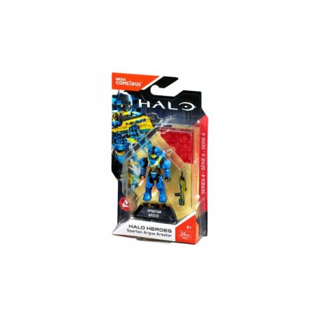MEGA BLOKS FFM76 non  SPARTA ARGUS ARESTOR. bộ đồ chơi xếp lắp ráp ghép mô hình Computer Games HALO HEROES SPARTAN ARGUS ARESTOR Trò Chơi 24 khối