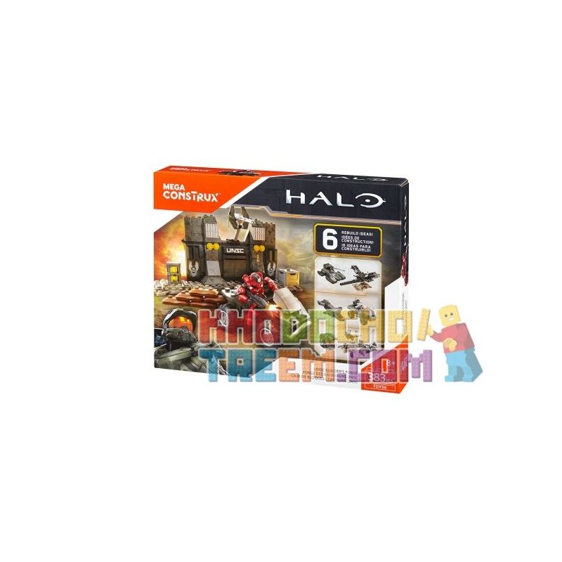 MEGA BLOKS FDY56 non  UNSC BUILDER'S FORGE bộ đồ chơi xếp lắp ráp ghép mô hình Computer Games UNSC BUILDER’S FORGE Trò Chơi 383 khối