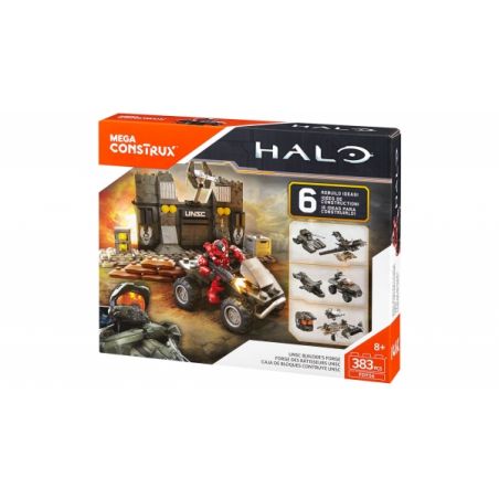 MEGA BLOKS FDY56 non  UNSC BUILDER'S FORGE bộ đồ chơi xếp lắp ráp ghép mô hình Computer Games UNSC BUILDER’S FORGE Trò Chơi 383 khối