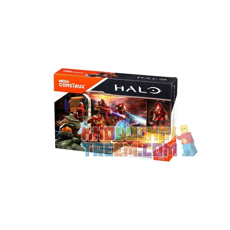 MEGA BLOKS DXF04 non  HALO THANH KIẾM CỦA SANGHELIOS COMBAT LANCE bộ đồ chơi xếp lắp ráp ghép mô hình Computer Games SWORDS OF SANGHELIOS COMBAT LANCE Trò Chơi 140 khối