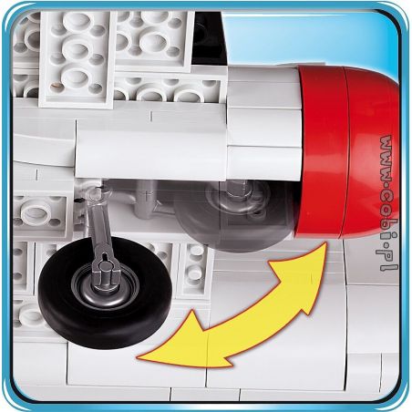 COBI 5702 non  C-47 SKY TRAIN BERLIN VẬN TẢI HÀNG KHÔNG bộ đồ chơi xếp lắp ráp ghép mô hình Military Army C-47 SKYTRAIN BERLIN AIRLIFT Quân Sự Bộ Đội 540 khối