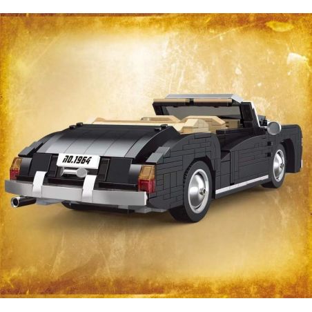 MouldKing 10006 Mould King 10006 non  XE HIỆU ROLLS ROYCE bộ đồ chơi xếp lắp ráp ghép mô hình  1964 RR SLIVER CLOUD Kỹ Thuật Công Nghệ Cao Mô Hình Phương Tiện 1096 khối