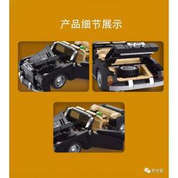 MouldKing 10006 Mould King 10006 non  XE HIỆU ROLLS ROYCE bộ đồ chơi xếp lắp ráp ghép mô hình  1964 RR SLIVER CLOUD Kỹ Thuật Công Nghệ Cao Mô Hình Phương Tiện 1096 khối