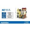 MouldKing 16008 Mould King 16008 non  QUÁN CÀ PHÊ bộ đồ chơi xếp lắp ráp ghép mô hình Modular Buildings COFFEE HOUSE Mô Hình Nhà Cửa 3103 khối