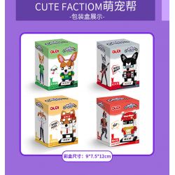 GUDI 53001 53002 53003 53004 non  4 CON CHÓ ĐỘC THÂN ĐÁ LÀM THÊM GIỜ HIP HOP bộ đồ chơi xếp lắp ráp ghép mô hình Pet CUTE FOOTION Thú Cưng 460 khối