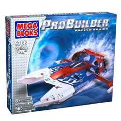 MEGA BLOKS 9788 non  CHÈO THUYỀN XOÁY bộ đồ chơi xếp lắp ráp ghép mô hình CYCLONE RACER 565 khối