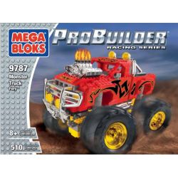 MEGA BLOKS 9787 non  MONSTER TRUCK FURIOUS. bộ đồ chơi xếp lắp ráp ghép mô hình Speed Champions Racing Cars MONSTER TRUCK FURY Đua Xe Công Thức 510 khối