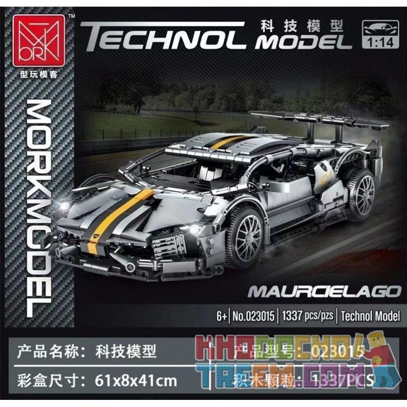 MorkModel 023015 Mork Model 023015 non  LAMBORGHINI BAT 1:14. tỷ lệ 1:14 bộ đồ chơi xếp lắp ráp ghép mô hình  LAMBORGHINI MURCIELAGO Kỹ Thuật Công Nghệ Cao Mô Hình Phương Tiện 1337 khối