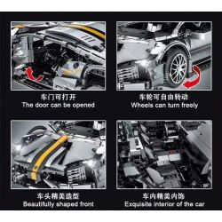 MorkModel 023015 Mork Model 023015 non  LAMBORGHINI BAT 1:14. tỷ lệ 1:14 bộ đồ chơi xếp lắp ráp ghép mô hình  LAMBORGHINI MURCIELAGO Kỹ Thuật Công Nghệ Cao Mô Hình Phương Tiện 1337 khối