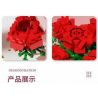 QIZHILE 90015 non  LỜI HỨA TRONG MƠ bộ đồ chơi xếp lắp ráp ghép mô hình Creator ROSE ART Sáng Tạo 474 khối