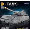 PanlosBrick 628009 Panlos Brick 628009 non  XE TĂNG CHUỘT SỐ 8 CỦA ĐỨC TRONG THẾ CHIẾN II bộ đồ chơi xếp lắp ráp ghép mô hình Military Army WORLD WAR II GERMAN PANZER VIII MAUS Quân Sự Bộ Đội 2127 khối