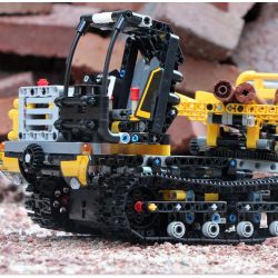 NOT  TRACKED LOADER 42094 JISI 13386 LARI 11300 MouldKing 13034 13035 Mould King 13034 13035 RUIZHI BEE 841 xếp lắp ráp ghép mô hình XE NÂNG BÁNH XÍCH TRÌNH TẢI ĐƯỢC THEO DÕI  Kỹ Thuật Công Nghệ Cao Mô Hình Phương Tiện 827 khối