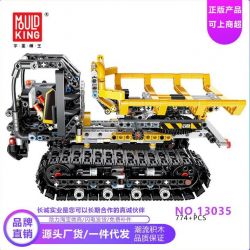 NOT  TRACKED LOADER 42094 JISI 13386 LARI 11300 MouldKing 13034 13035 Mould King 13034 13035 RUIZHI BEE 841 xếp lắp ráp ghép mô hình XE NÂNG BÁNH XÍCH TRÌNH TẢI ĐƯỢC THEO DÕI  Kỹ Thuật Công Nghệ Cao Mô Hình Phương Tiện 827 khối