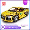 DK 2103 LIN07 0023 MouldKing 13127 Mould King 13127 REBRICKABLE MOC-4463 4463 MOC4463 non  AUDI R8 V10 1:10 tỷ lệ 1:10 bộ đồ chơi xếp lắp ráp ghép mô hình  AUDI R8 V10 SECOND GENERATION Kỹ Thuật Công Nghệ Cao Mô Hình Phương Tiện 1839 khối