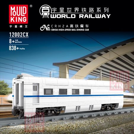 LWCK 80026 non  XE ĂN ĐƯỜNG SẮT CAO TỐC HARMONY CRH2A bộ đồ chơi xếp lắp ráp ghép mô hình Trains AEROSPACE STREET VIEW Tàu Hỏa 861 khối