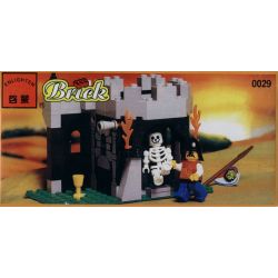 NOT  SKELETON SURPRISE 6036 Enlighten 0029 Qman 0029 xếp lắp ráp ghép mô hình SKELETON SURPRISE BỘ XƯƠNG BẤT NGỜ LÂU ĐÀI HIỆP SĨ HOÀNG GIA BẢO VỆ CĂN PHÒNG BÍ MẬT Medieval Castle Chiến Tranh Trung Cổ 72 khối