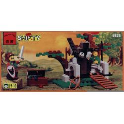 NOT  BANDIT AMBUSH 6024 Enlighten 9826 Qman 9826 xếp lắp ráp ghép mô hình BANDIT AMBUSH PHỤC KÍCH TÊN CƯỚP LÂU ĐÀI RỪNG ĐÊM ẨN NÁU Medieval Castle Chiến Tranh Trung Cổ 59 khối