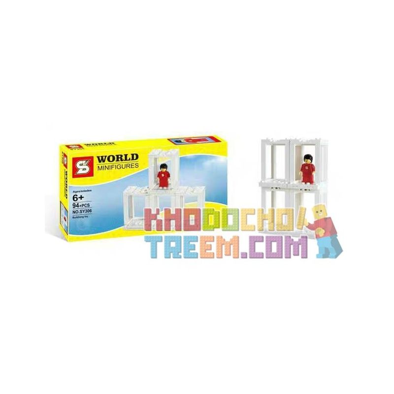 NOT  MINIFIGURE PRESENTATION BOXES 850423 SHENG YUAN SY SY306 xếp lắp ráp ghép mô hình MINIFIGURE HỘP TRÌNH BÀY HÌNH NHỎ Miscellaneous Lung Tung 89 khối