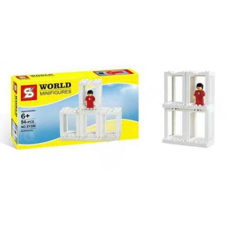 NOT  MINIFIGURE PRESENTATION BOXES 850423 SHENG YUAN SY SY306 xếp lắp ráp ghép mô hình MINIFIGURE HỘP TRÌNH BÀY HÌNH NHỎ Miscellaneous Lung Tung 89 khối