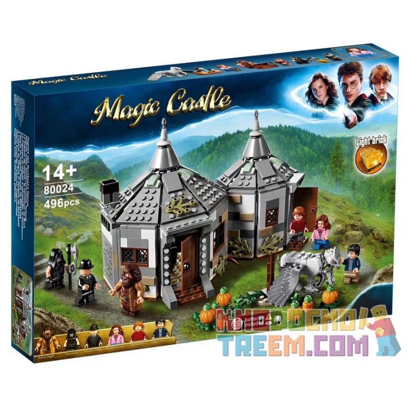 NOT  HAGRID'S HUT BUCKBEAK'S RESCUE 75947 Bela Lari 11343 LION KING 80024 SX 6087 xếp lắp ráp ghép mô hình HAGRID'S HUT BUCKBEAK'S RESCUE TÚP LỀU CỦA CUỘC GIẢI CỨU HARRY POTTER CHÚ Chú Bé Phù Thủy 496 khối