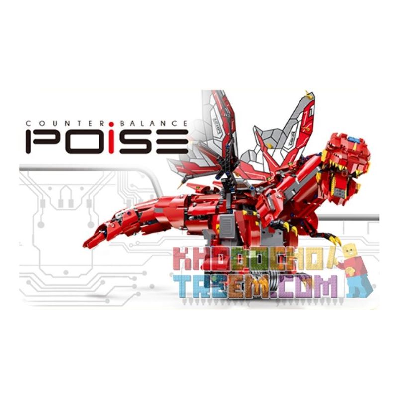 MouldKing 13031 Mould King 13031 non  RỒNG BAY ĐỎ bộ đồ chơi xếp lắp ráp ghép mô hình  COUNTER BALANCE POISE Kỹ Thuật Công Nghệ Cao Mô Hình Phương Tiện