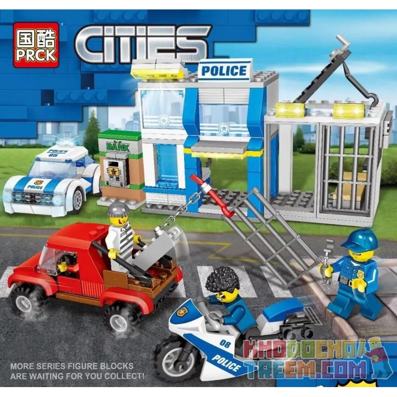NOT  POLICE BRICK BOX 60270 PRCK 65015 xếp lắp ráp ghép mô hình HỘP GẠCH CẢNH SÁT City Thành Phố 301 khối