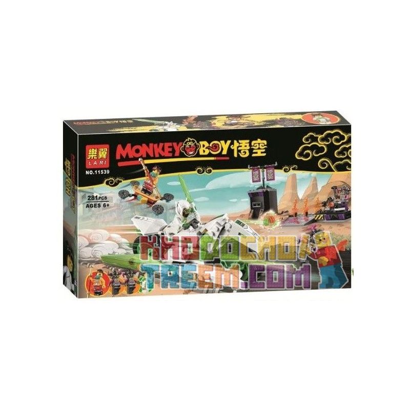 NOT  MONKEYKID WHITE DRAGON HORSE BIKE 80006 LARI 11539 xếp lắp ráp ghép mô hình XE ĐẠP NGỰA BẠCH LONG TRẮNG RỒNG Monkie Kid Tây Du Ký Tôn Ngộ Không 259 khối