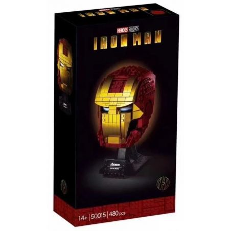 NOT  IRON MAN BUST 76165 50015 9958 xếp lắp ráp ghép mô hình NGƯỜI SẮT MŨ BẢO HIỂM IRON MAN Marvel Super Heroes Siêu Anh Hùng Marvel 480 khối