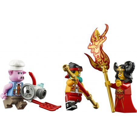 NOT  MONKEYKID DEMON BULL KING 80010 LARI 11543 SNAKE 32109 xếp lắp ráp ghép mô hình VUA BÒ MỘNG QUỶ TRÂU Monkie Kid Tây Du Ký Tôn Ngộ Không 1051 khối