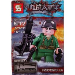SHENG YUAN SY SY614 non  8 NHÂN VẬT NHỎ bộ đồ chơi xếp lắp ráp ghép mô hình Military Army Quân Sự Bộ Đội