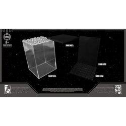 LEZHAN 1039 non  HỘP MÀN HÌNH TRONG SUỐT CHỐNG BỤI MINIFIGURE bộ đồ chơi xếp lắp ráp ghép mô hình Collectable Minifigures 积木小方盒 Búp Bê Sưu Tầm 2 khối