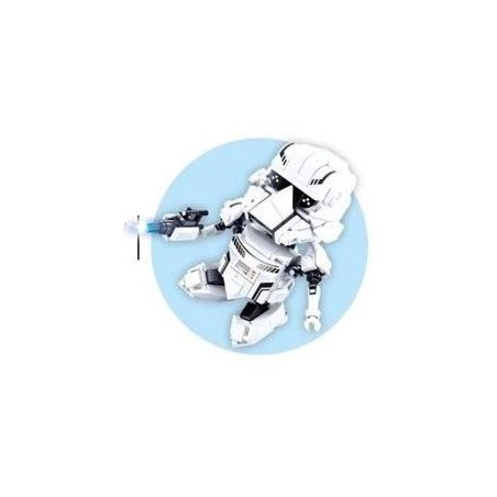 SLUBAN M38-B0761N B0761N 0761N M38B0761N 38-B0761N non  PHIÊN BẢN Q CỦA EMPIRE STORMTROOPER bộ đồ chơi xếp lắp ráp ghép mô hình Star Wars QBRICKS Chiến Tranh Giữa Các Vì Sao 187 khối