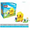 NOT  EASTER CHICK 40350 XINH 8917 xếp lắp ráp ghép mô hình GÀ PHỤC SINH Brickheadz Nhân Vật Đầu To 120 khối