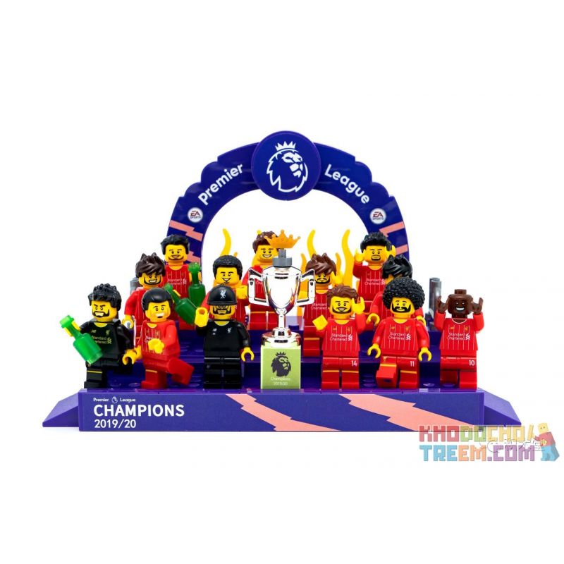 MK91878 91878 CHAMELEON DG2020 2020 non  KHOẢNH KHẮC VÔ ĐỊCH PREMIER LEAGUE LIVERPOOL bộ đồ chơi xếp lắp ráp ghép mô hình Speed Champions Racing Cars CHAMPIONS MOMENT Đua Xe Công Thức 420 khối