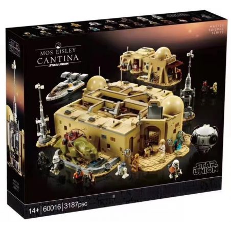NOT  MOS EISLEY CANTINA 75290 xếp lắp ráp ghép mô hình MOS EISLEY CANTINA QUÁN RƯỢU Star Wars Chiến Tranh Giữa Các Vì Sao 3187 khối