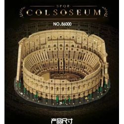 NOT  COLOSSEUM 10276 86000 xếp lắp ráp ghép mô hình COLOSSEUM. ĐẤU TRƯỜNG LA MÃ Icons 9036 khối