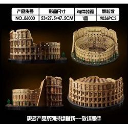 NOT  COLOSSEUM 10276 86000 xếp lắp ráp ghép mô hình COLOSSEUM. ĐẤU TRƯỜNG LA MÃ Icons 9036 khối