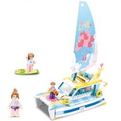 SLUBAN M38-B0867 B0867 0867 M38B0867 38-B0867 non  DU THUYỀN BLUE DREAM bộ đồ chơi xếp lắp ráp ghép mô hình  Các Bạn Gái 301 khối