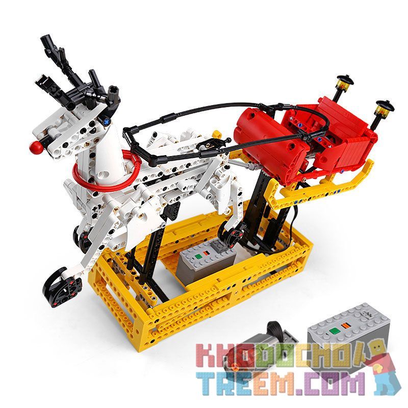 MouldKing 10010 Mould King 10010 REBRICKABLE MOC-4121 4121 MOC4121 non  SANTA XE TRƯỢT TUYẾT bộ đồ chơi xếp lắp ráp ghép mô hình  CHRISTMAS SANTA SLEIGH Kỹ Thuật Công Nghệ Cao Mô Hình Phương Tiện 755 khối
