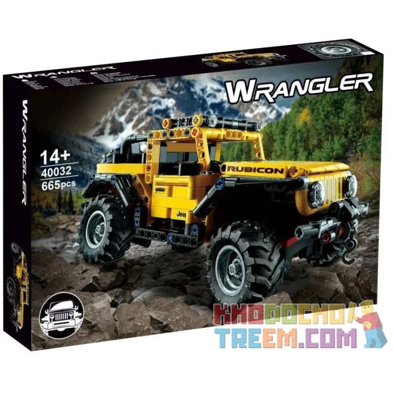 NOT  JEEP WRANGLER 42122 40032 xếp lắp ráp ghép mô hình JEEP WRANGLER XE tỷ lệ 1:16  Kỹ Thuật Công Nghệ Cao Mô Hình Phương Tiện 665 khối